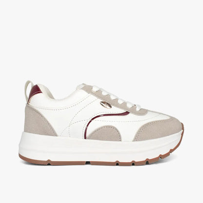 Tenis para mujer en color talco