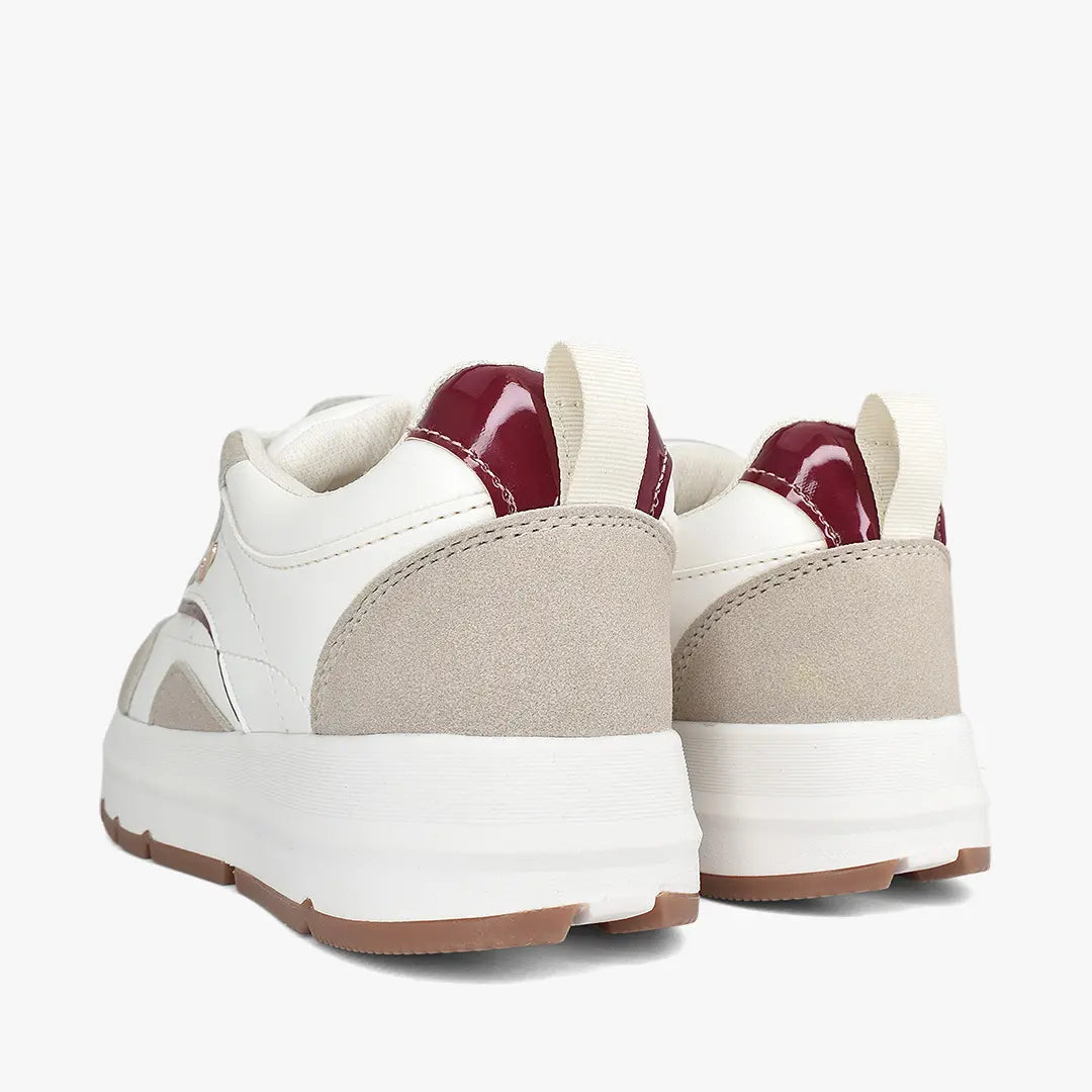 Tenis para mujer en color talco