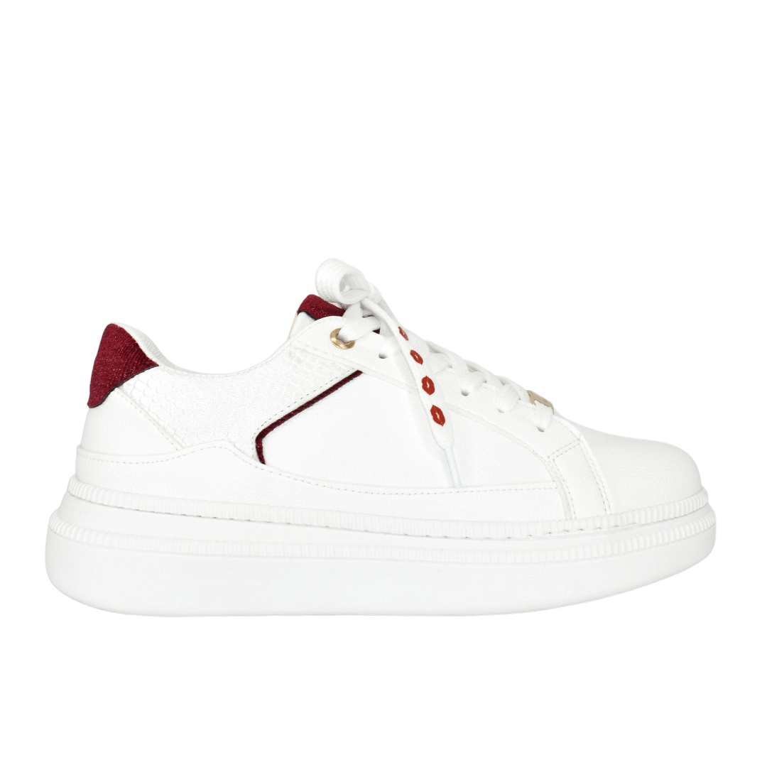 Tenis para mujer en color talco