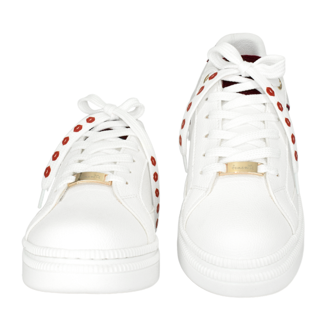 Tenis para mujer en color talco