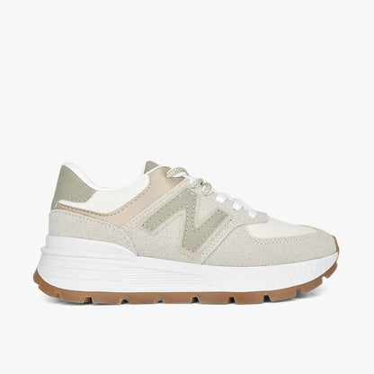 Tenis para mujer en color vainilla