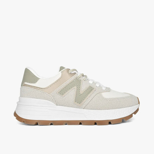 Tenis para mujer en color vainilla