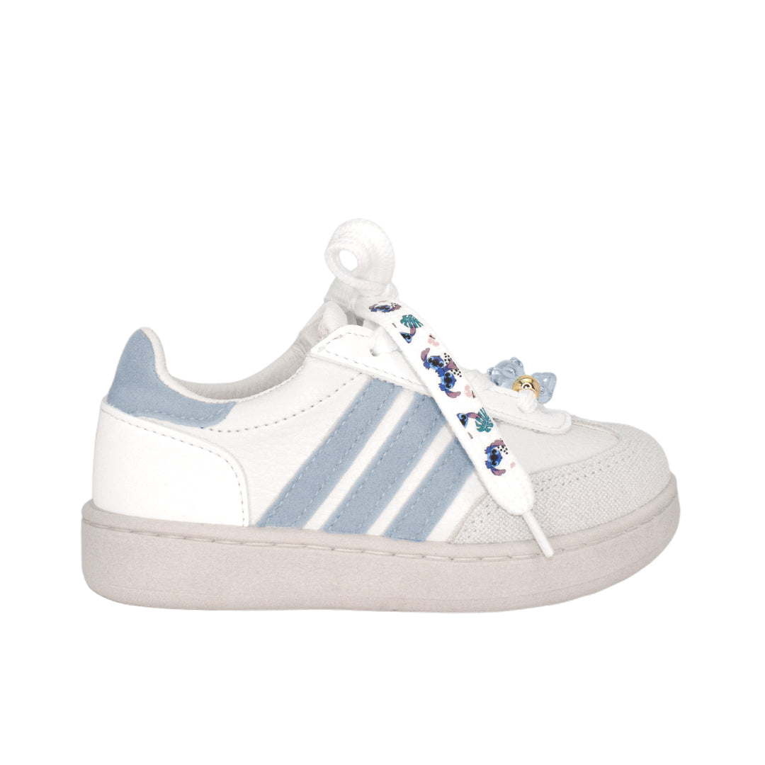 Tenis Stitch para niña en color beige