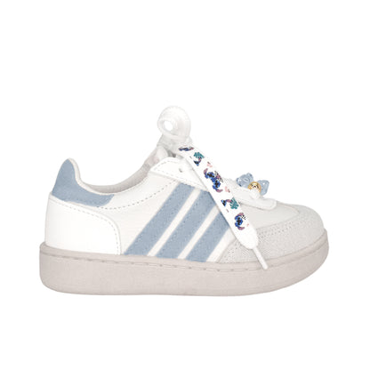 Tenis Stitch para niña en color beige