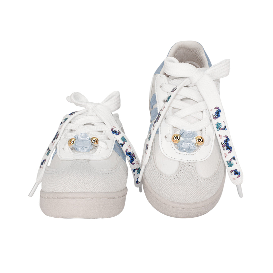 Tenis Stitch para niña en color beige