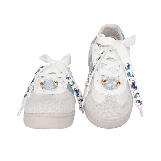 Tenis Stitch para niña en color beige