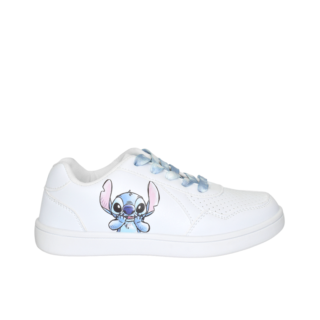 Tenis Op Stitch para niña en color blanco