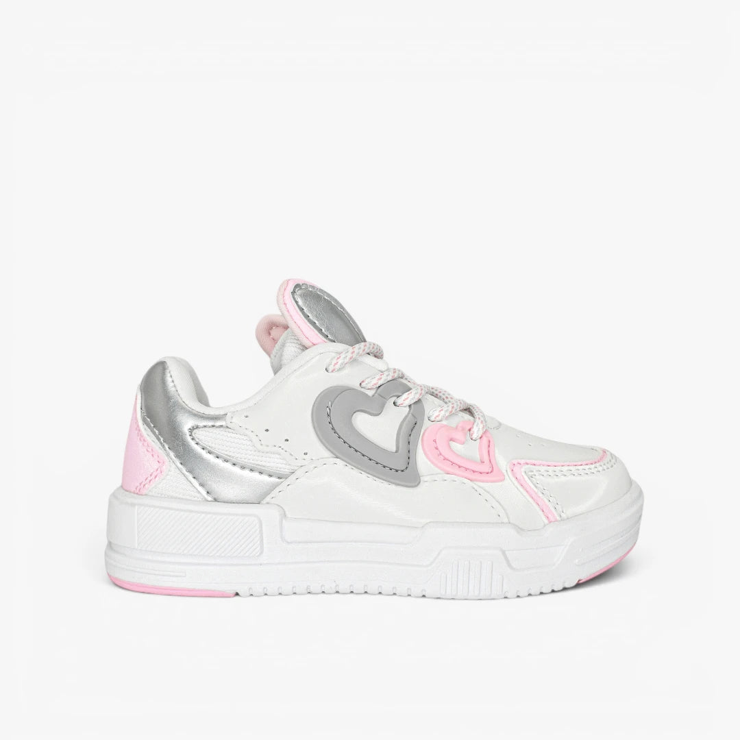 Tenis pixul croydon para niña en color blanco