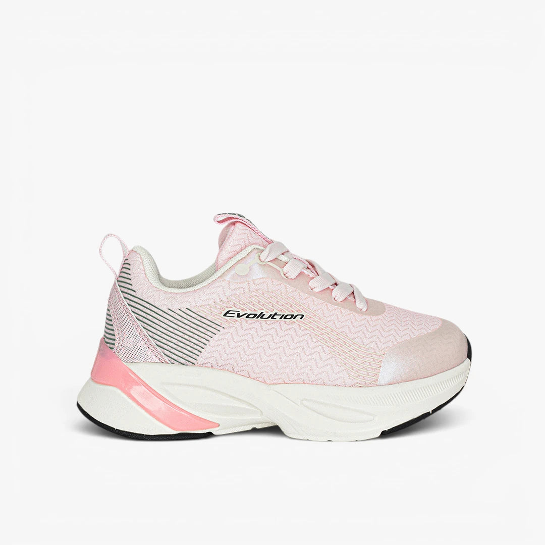 Tenis ginav croydon para niña en color palo rosa