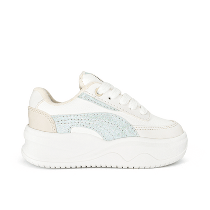 Tenis para niña en color talco