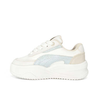Tenis para niña en color talco