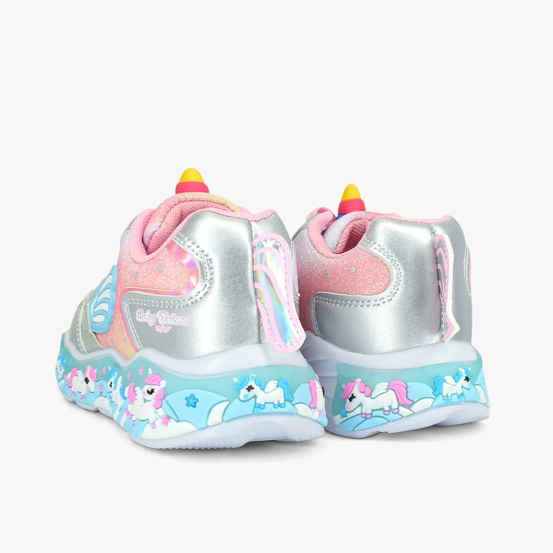 Tenis para niña en color plata