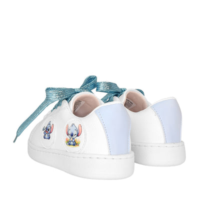Tenis Stitch para niña en color talco