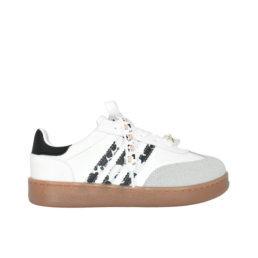 Tenis para niña en color talco