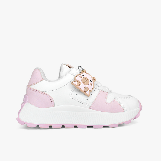 Tenis para niña en color talco