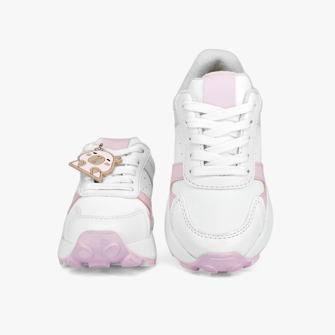 Tenis para niña en color talco