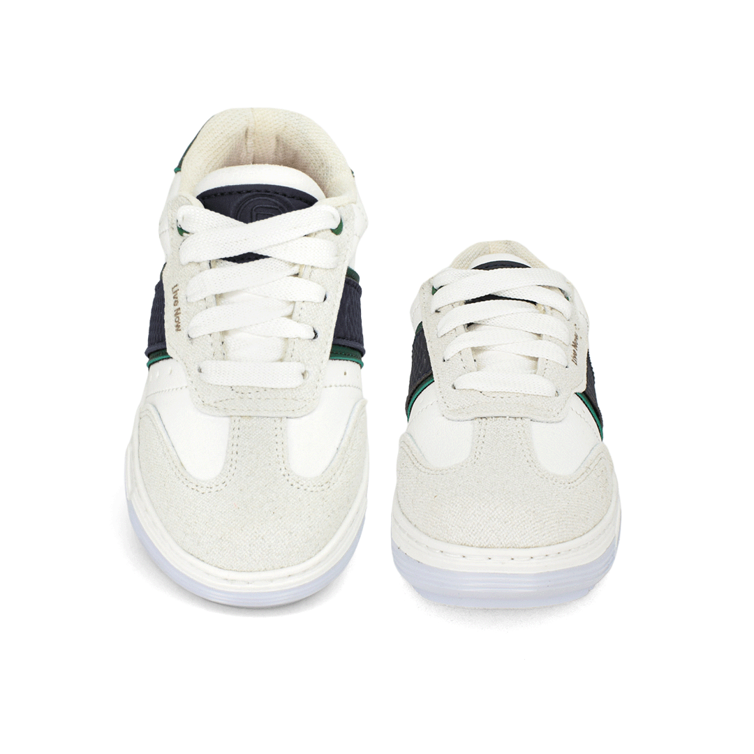 Tenis para niño en color talco