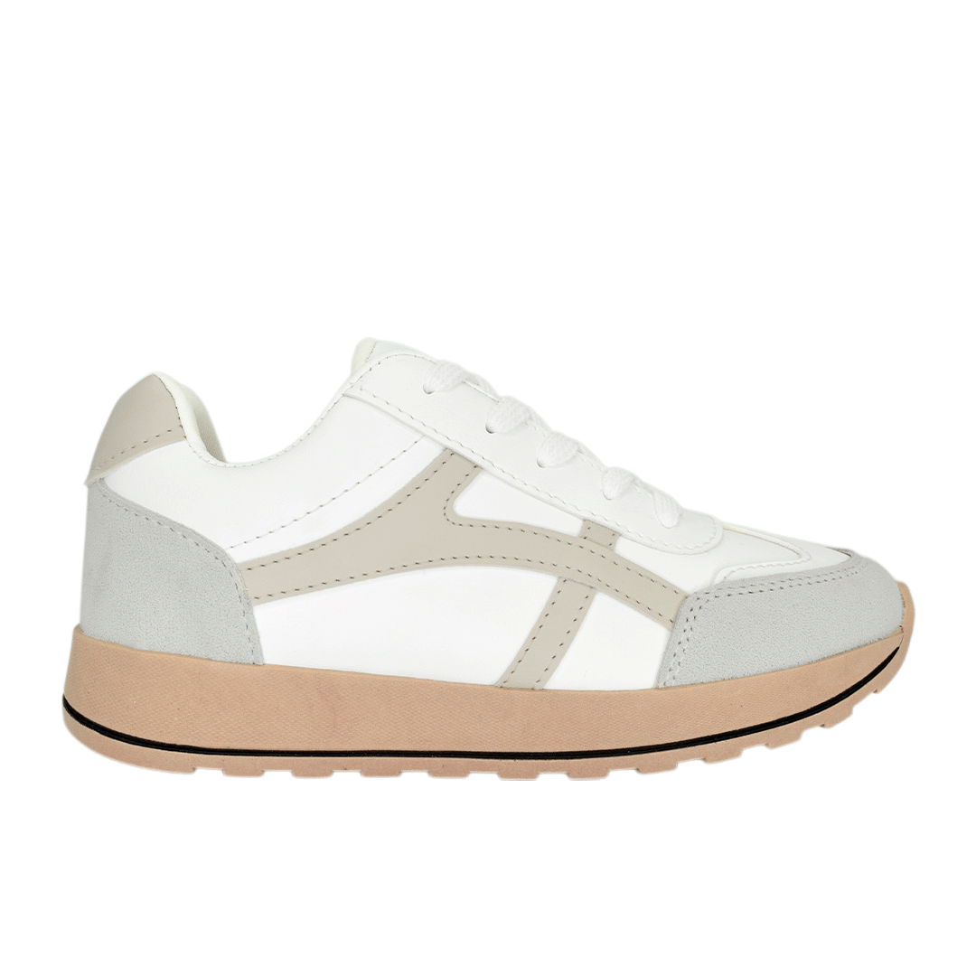 TENIS MUJER COLOR TALCO X ALMENDRA 109-TIGER A