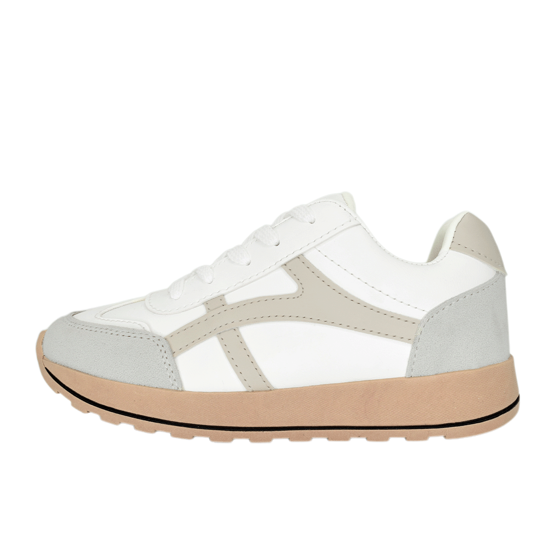 TENIS MUJER COLOR TALCO X ALMENDRA 109-TIGER C