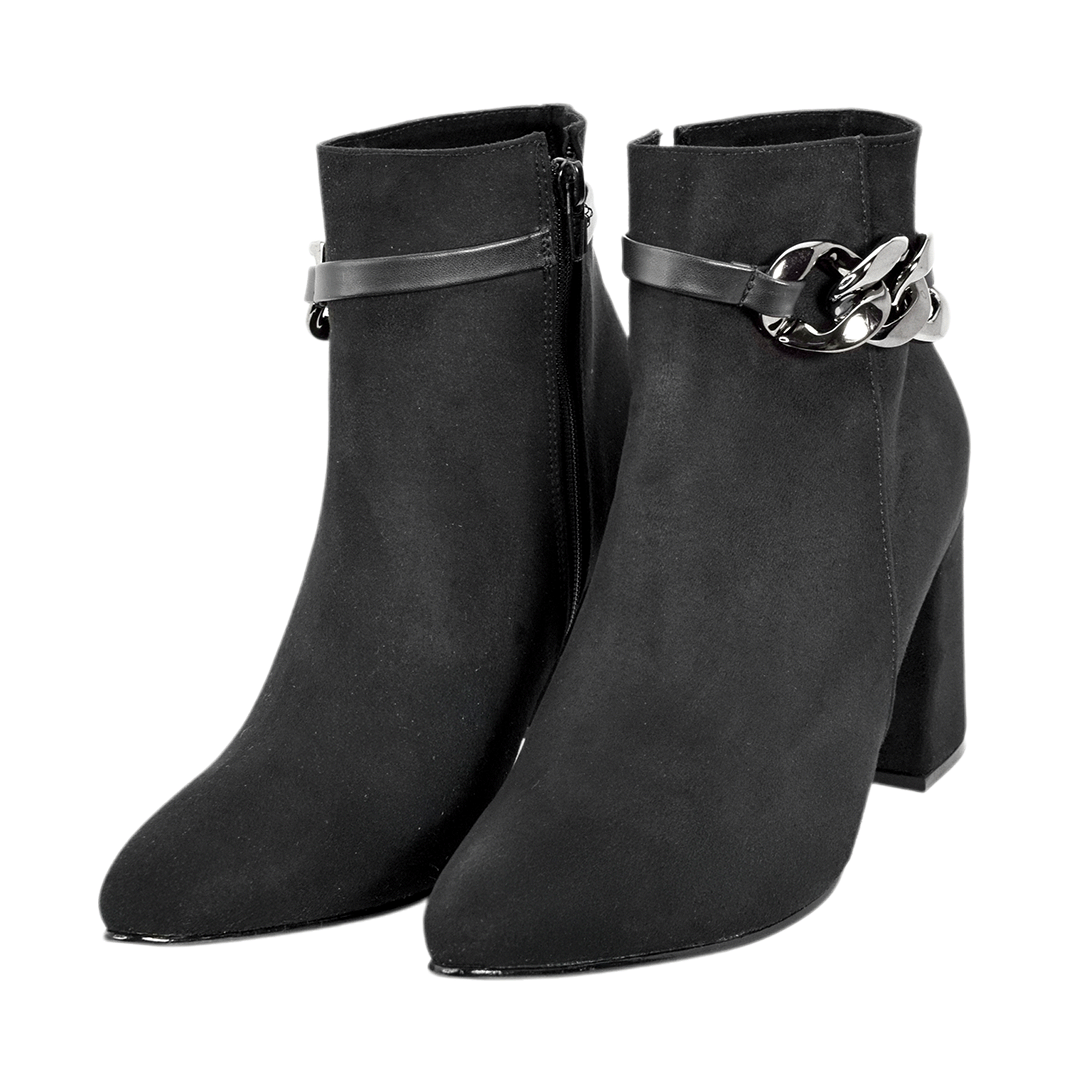 BOTINES MUJER COLOR NEGRO 318-560 B