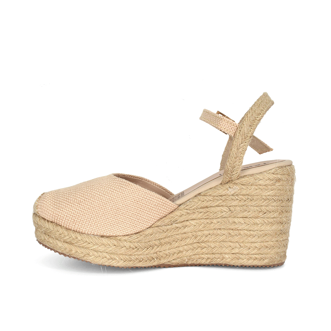 SANDALIAS MUJER COLOR BEIGE CREMA 396-812 C