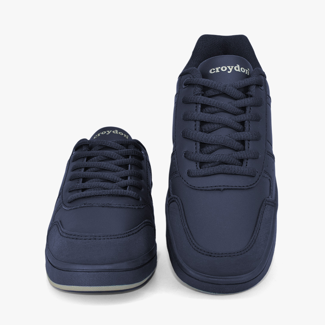 Tenis Croydon colegial unisex en color azul