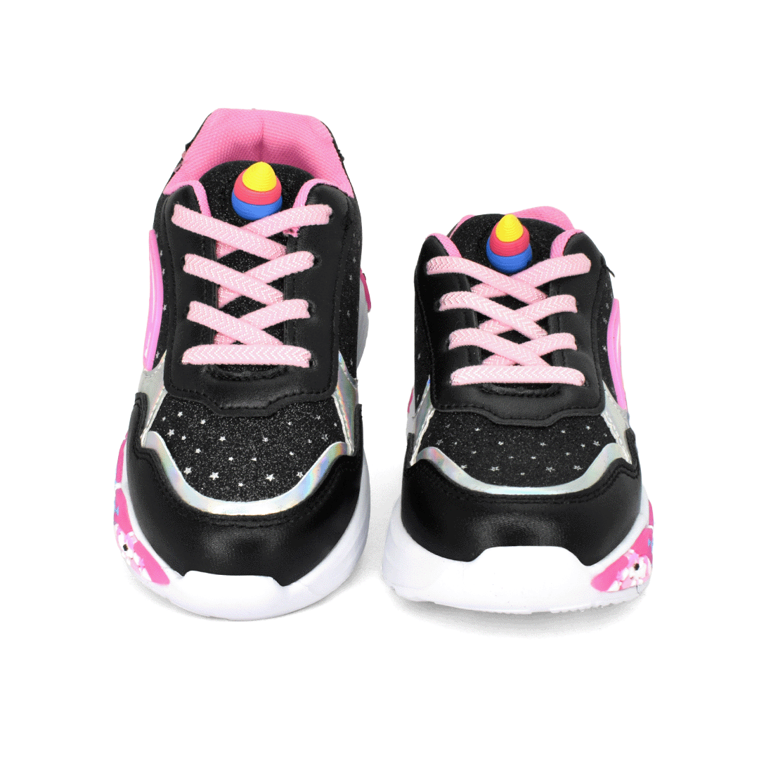 Tenis para niña en color negro