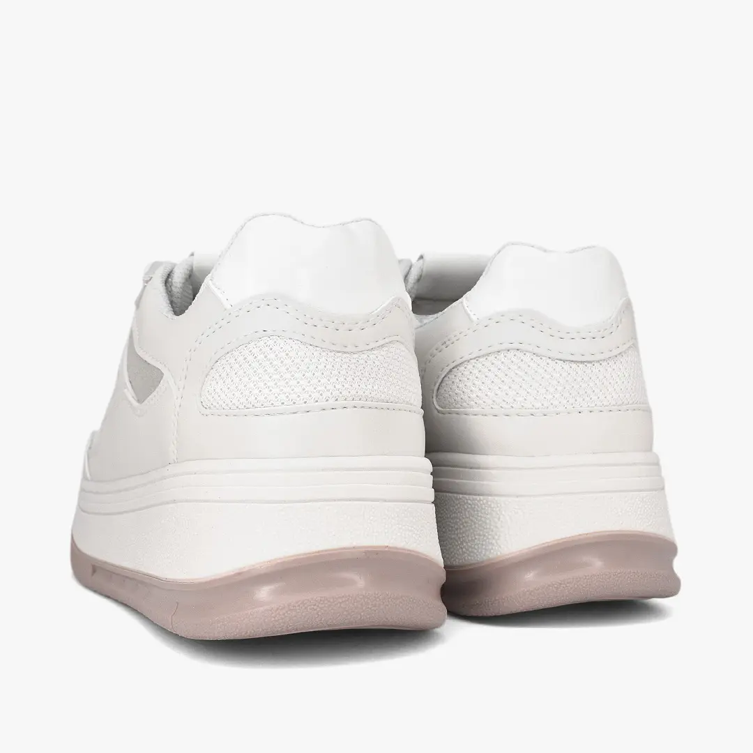 TENIS-MUJER-BEIGE CREMA-133-L1392-D