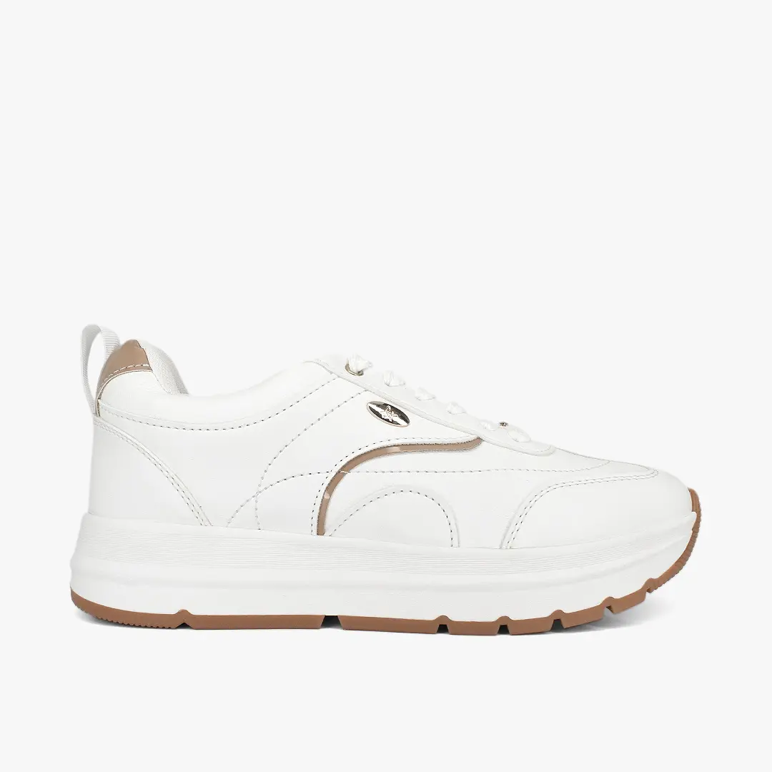 Tenis para mujer en color talco