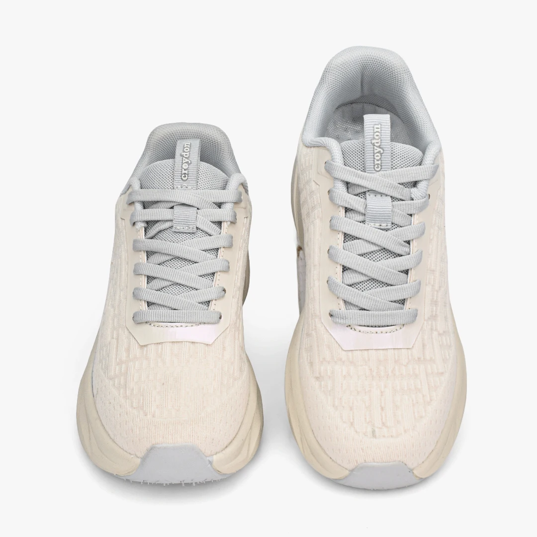 Tenis hebar croydon para mujer en color beige
