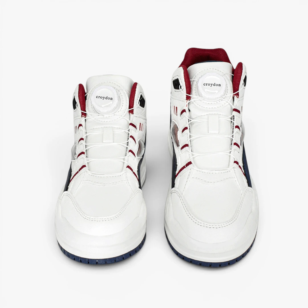 Tenis fomas tipo bota croydon para niño en color blanco - Imagen 2