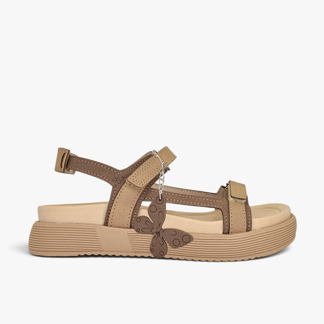 Sandalias para mujer en color café