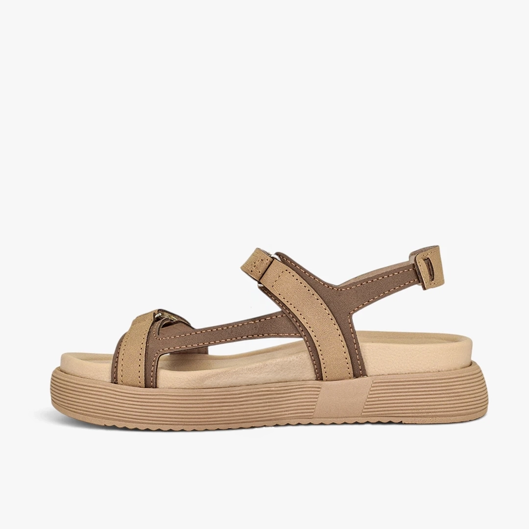 Sandalias para mujer en color café - Imagen 3