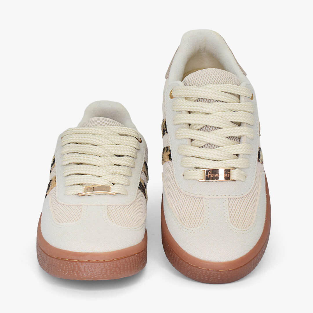Tenis para mujer en color arena - Imagen 2