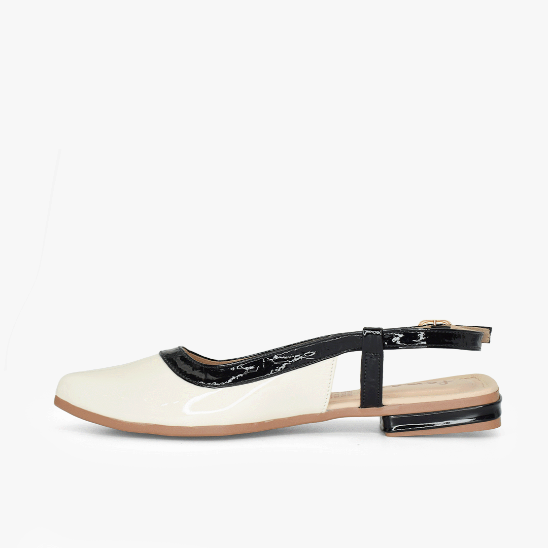 Baleta para mujer en color beige - Imagen 3