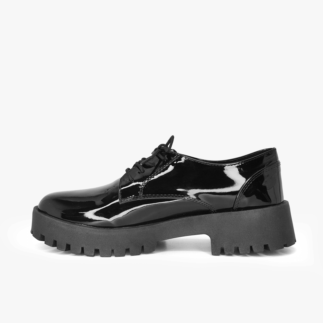 Mocasines para mujer en color negro - Imagen 3